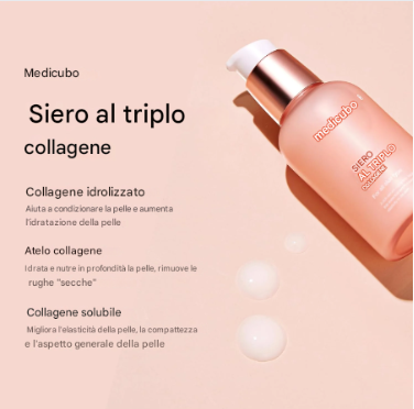 siero collagene per rughe e luminisita' medicube