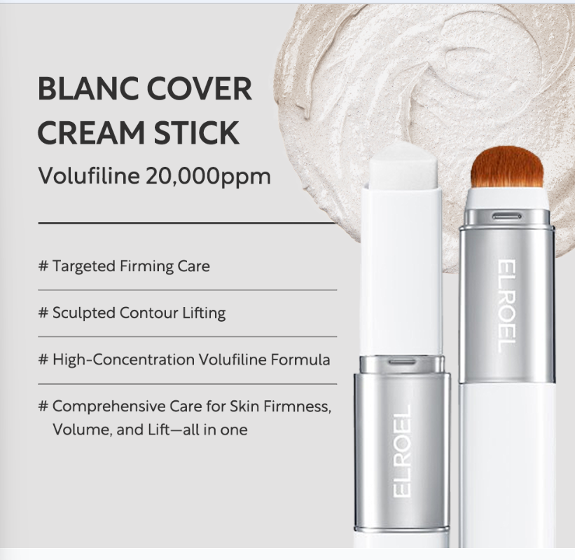 Color-Changing Collagen Foundation Stick ELROEL Blanc Cover Stick V medium