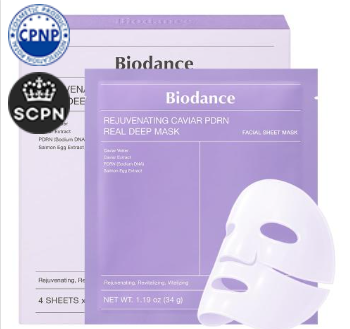 Machera idratante illuminare e antiage con PDRN per tutti tipi pelle 4PZ biodance