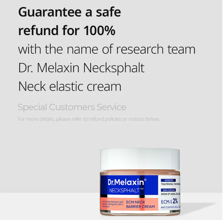 crema per rassodare collo Necksphalt ECM Neck Barrier Cream – 50ml DR.MELAXIN