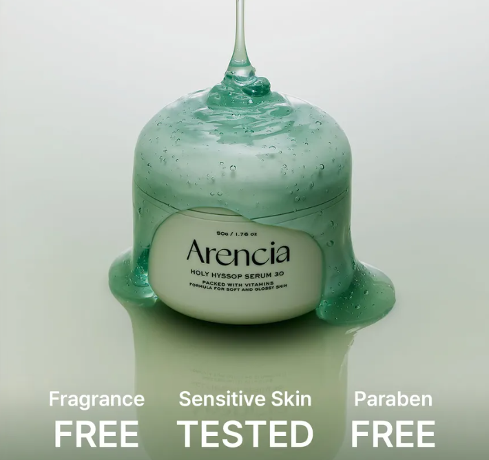 Siero Texture Liscia & Luminosità ARENCIA Holy Hyssop Serum 30 50g