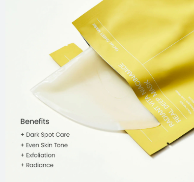 BIODANCE Radiant Vita Niacinamide Real Deep Mask 1pz