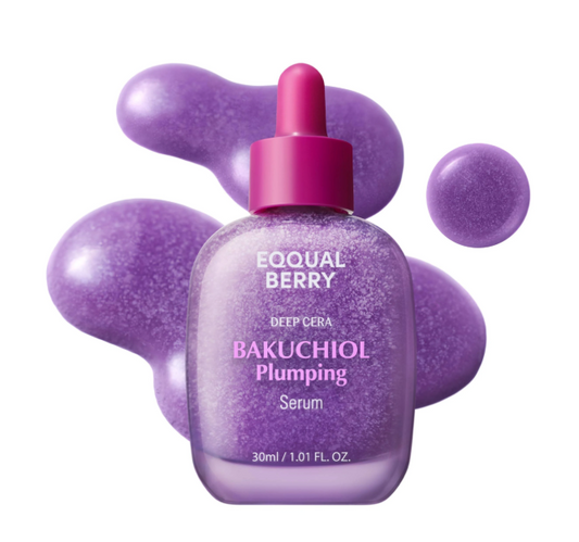-35%sconto siero retinolo vegano  Eqqualberry Bakuchiol Plumping Serum 30ml