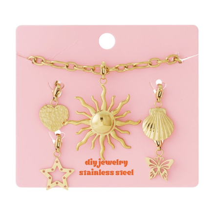 Collana Boho Charms Sole Cuore