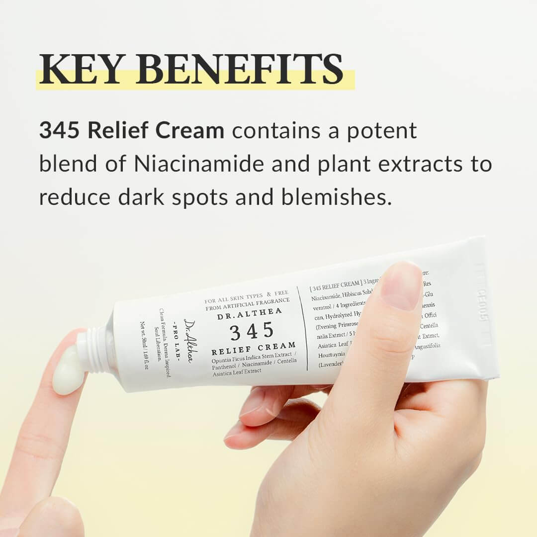 Crema per pelle sensibile o pelle acneica Dr.Althea 345 Relief Cream 50ml