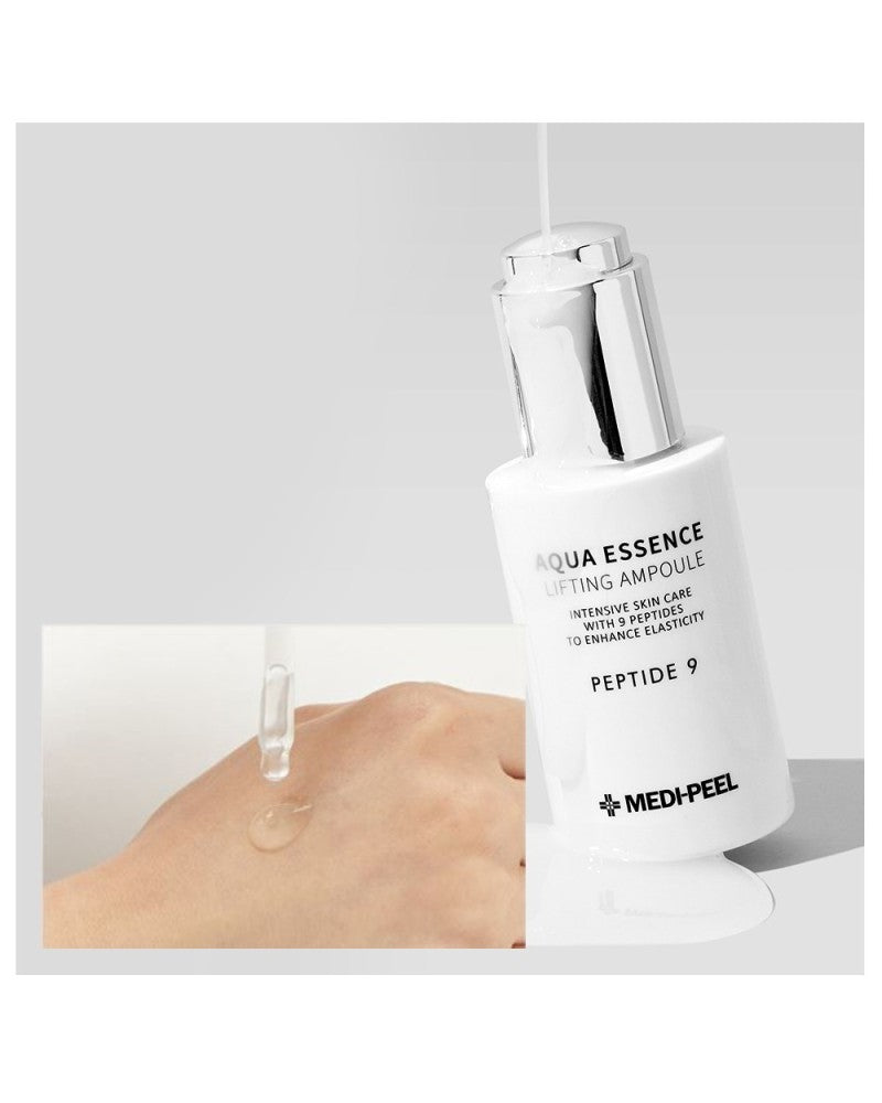 antiage estivo MEDI-PEEL Peptide 9 Aqua Essence Lifting Ampoule + Emulsion Set
