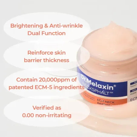 crema per rassodare collo Necksphalt ECM Neck Barrier Cream – 50ml DR.MELAXIN