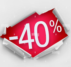 40% SCONTO
