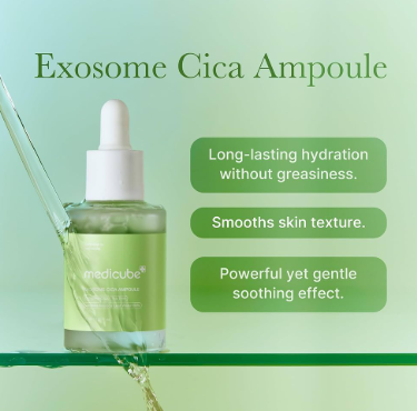 Medicube – Exosome Cica Ampoule 50ml  Siero calmante e rigenerante con Exosomi + Centella Asiatica