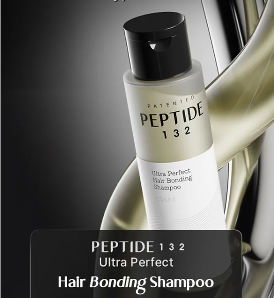 Shampoo rinforzante e anticrespo con peptide brevettato per cute e capelli.  COSRX PEPTIDE-132 Ultra Perfect Hair Bonding Shampoo 200ml