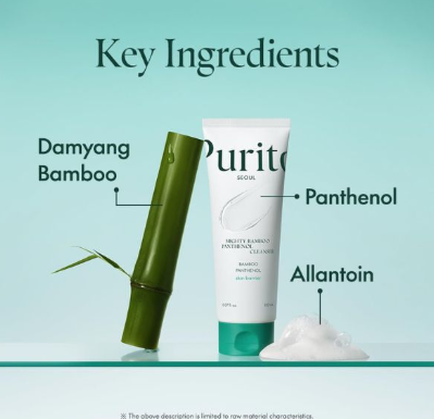 PURITO SEOUL Mighty Bamboo Panthenol Cleanser 150ml