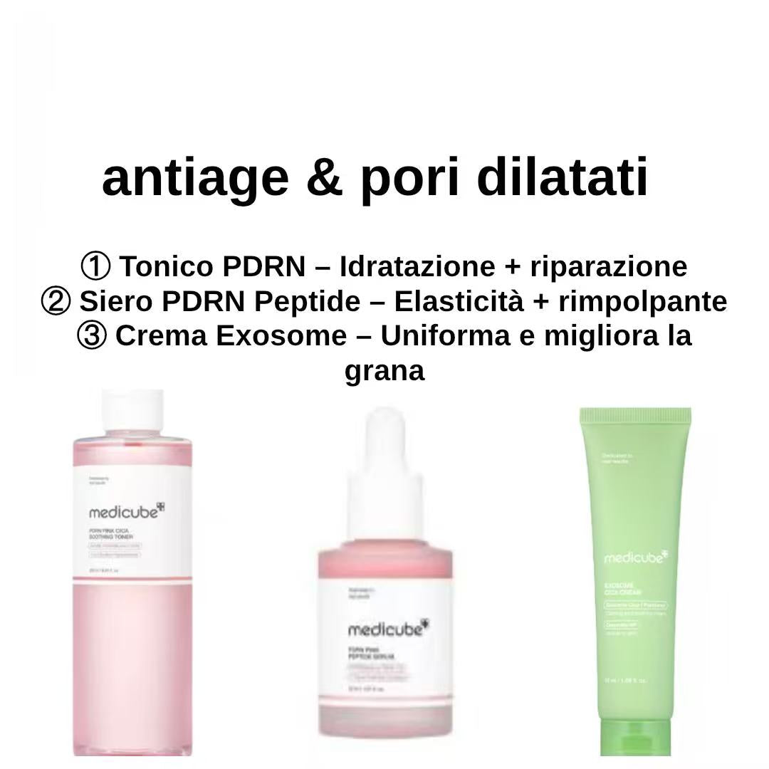 antiage & pori dilatati （valore 82E） CON PDRN PEPTIDE EXOSOME CICA