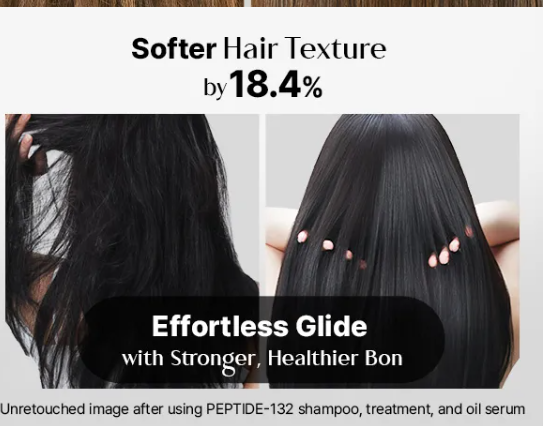 Shampoo rinforzante e anticrespo con peptide brevettato per cute e capelli.  200ml