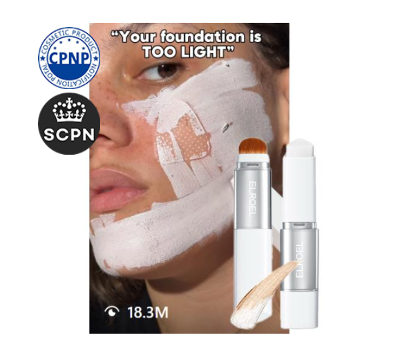 Color-Changing Collagen Foundation Stick ELROEL Blanc Cover Stick V   medium