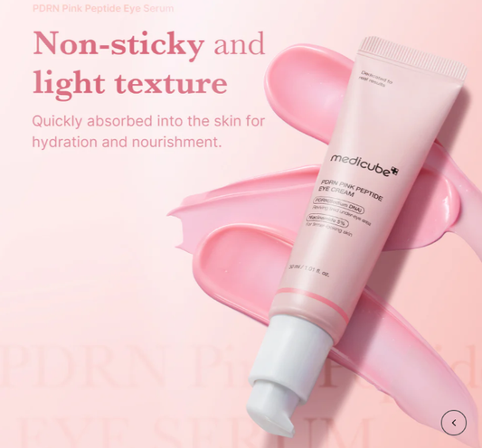 Siero occhi anti-age intensivo per occhiaie e linee sottili i Medicube PDRN PINK PEPTIDE EYE SERUM 30ml