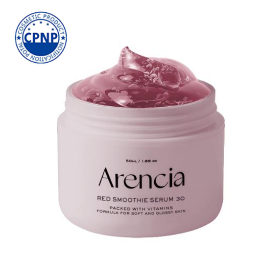 Siero Pori & Illuminante Collagene Rosso 50g Arencia Fresh Red Smoothie Serum