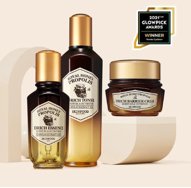 PER PELLE SECCA E SENSIBILE Royal Honey Propolis Repair Set  SKINFOOD