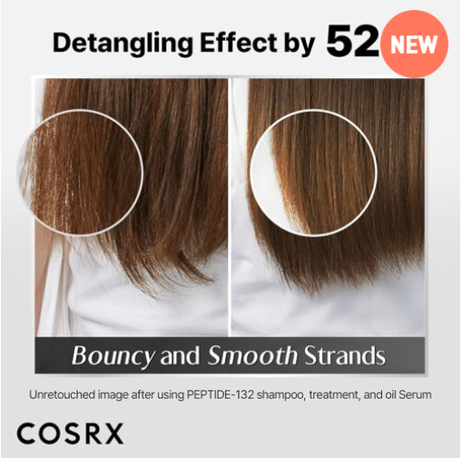 Siero-olio riparatore per capelli danneggiati  COSRX PEPTIDE-132 Bonding Oil Serum 28ml