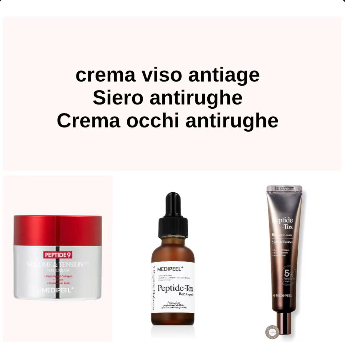 Set Antitughe valore 92 Crema viso Siero Crema occhi
