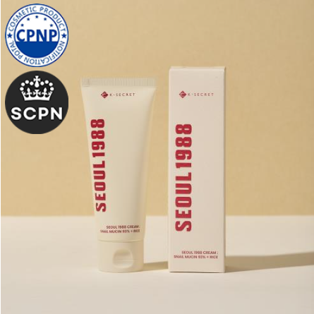 KSECRET Crema con il 93% di bava di lumaca e estratto di riso. Cream : Snail Mucin 93% + Rice 100ml