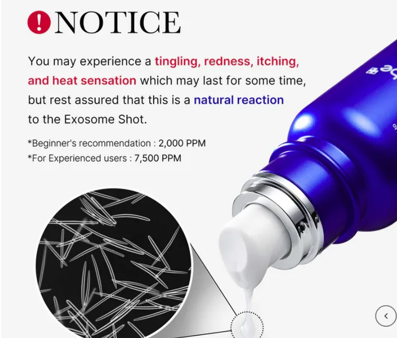 Siero concentrato per  pori dilatati con tecnologia Exosome.Medicube Exosome Shot Pore Ampoule 25000 13ml