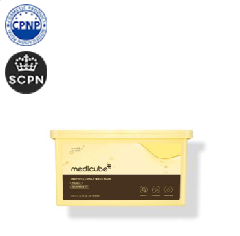 🍊 Medicube – Deep Vita C Daily Quick Mask (30pcs)  Maschera Viso Illuminante Quotidiana con Vitamina C – Effetto Glow in 60 Secondi