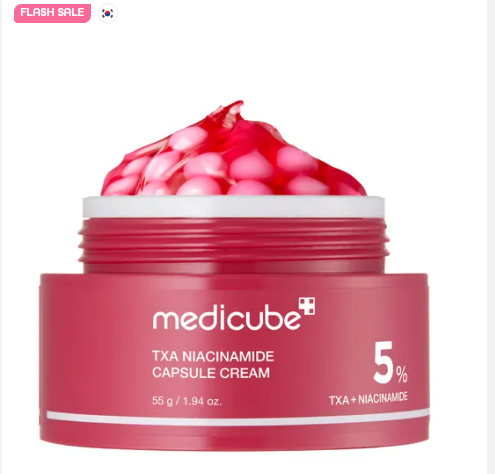 crema viso illuminante e antimacchie Medicube TXA NIACINAMAIDE CAPSULE CREAM 55g