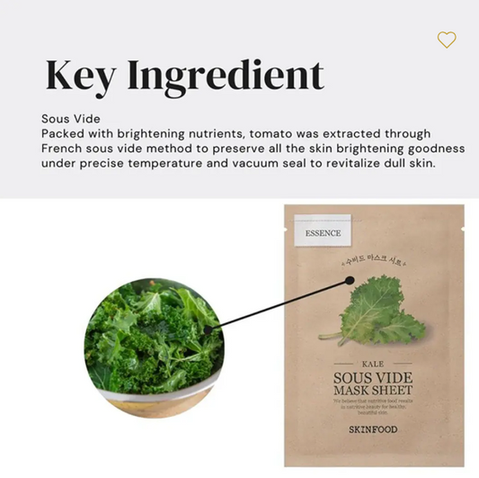 Maschera in Tessuto Sous Vide Idratazione Profonda SKINFOOD (Copia)