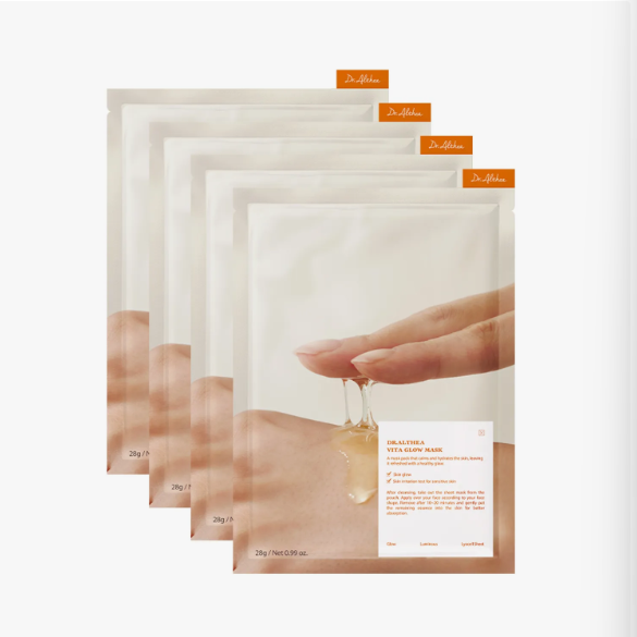 1 pezzo Maschera Illuminante alla Vitamina C – Idratante & Uniformante Dr. Althea – Vita Glow Mask Sheet (1ea)
